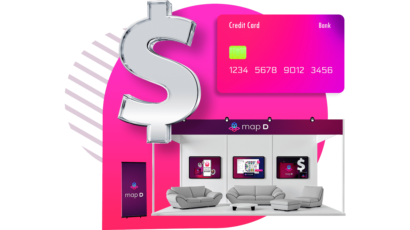 Booth sales management platform interface